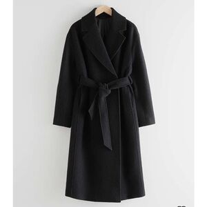 Voluminous Belted Wool Coat